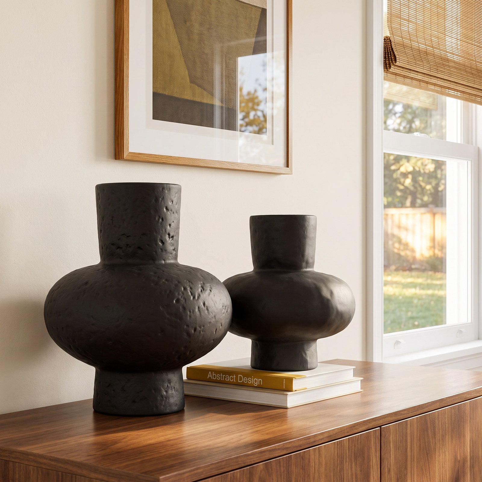 Ardi Table Vase, Black