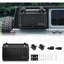 Boîte de rangement pour fenêtre latérale arrière Tacmolle, panneau de rangement modulaire pour outils MOLLE Accessoires, ensemble de panneau de rangement pour fenêtre arrière avec serrure pour Jeep Wrangler JL 2018-2024