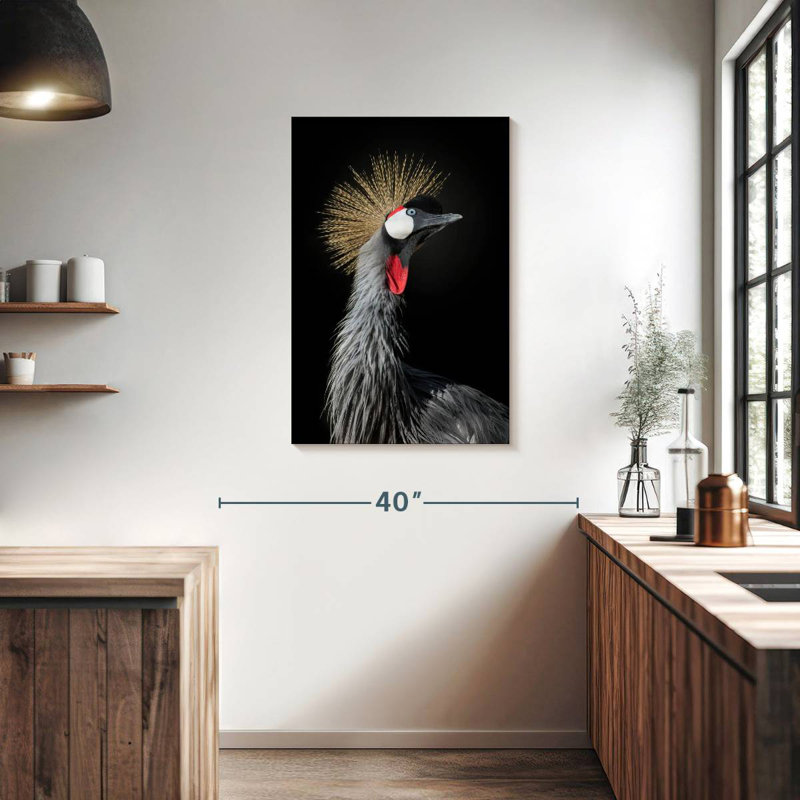 Brampt The Queen Crane, 36" H x 24" W