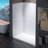 Solid Surface Shower Wall Panel Surround, High Gloss White Finish, Cuttable, Two Installation Methods (Screw Mounting or Glue-Up Design)-102218627