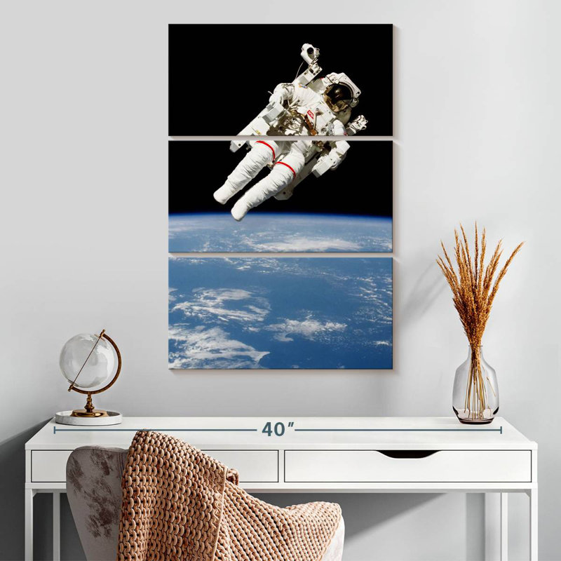 Oberle, mission spatiale de la NASA I, H 32 po x l 20 po