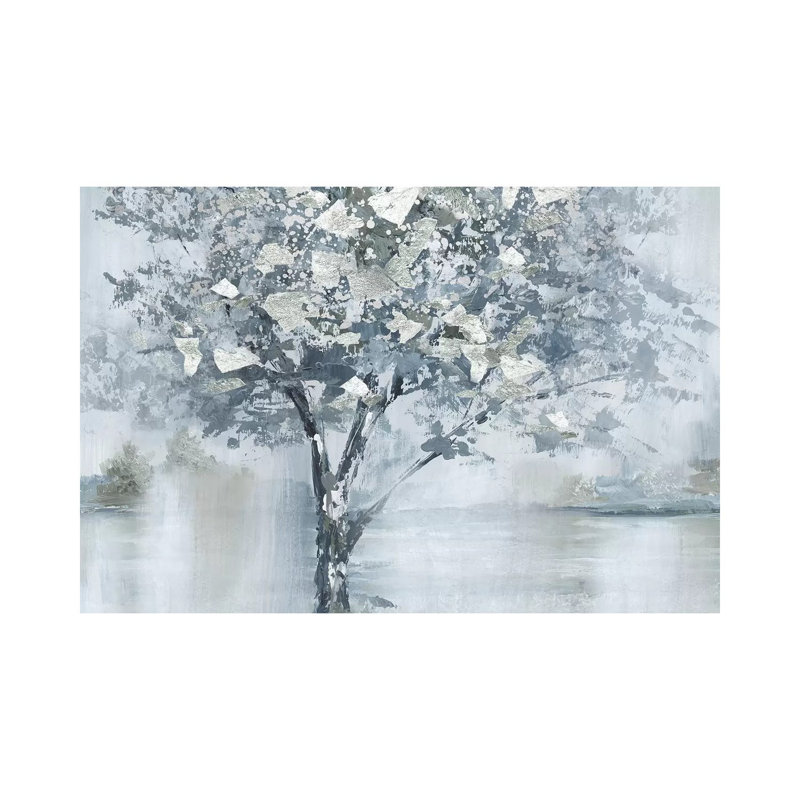 «Foil Foliage» par Nan - impression, Toile tendue, H 40 po x l 60 po x 1,5 po