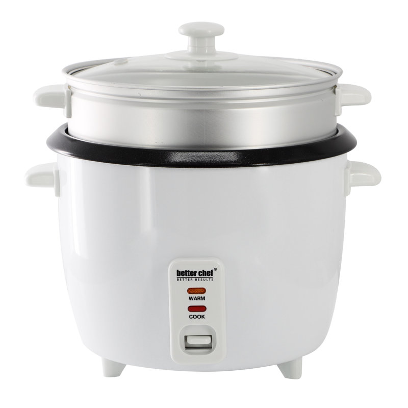 Cuiseur à riz en céramique avec accessoire de cuisson à vapeur 10 tasses Better Chef