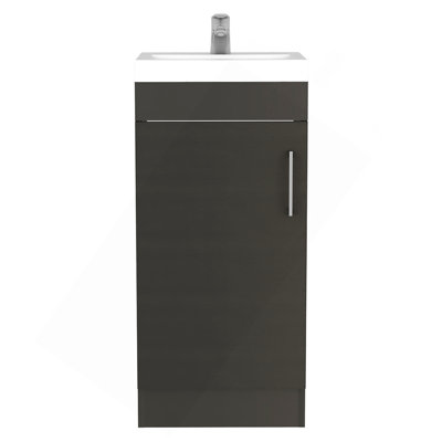 Bathroom Vanity Sink Jozz, Bathroom, Black