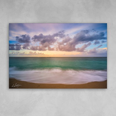 "Coastal Dreams" par Lawrence Leyderman - Art mural acrylique 40 "x 60"