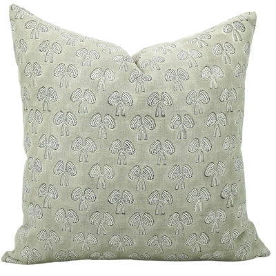 Housse de coussin en coton Floral