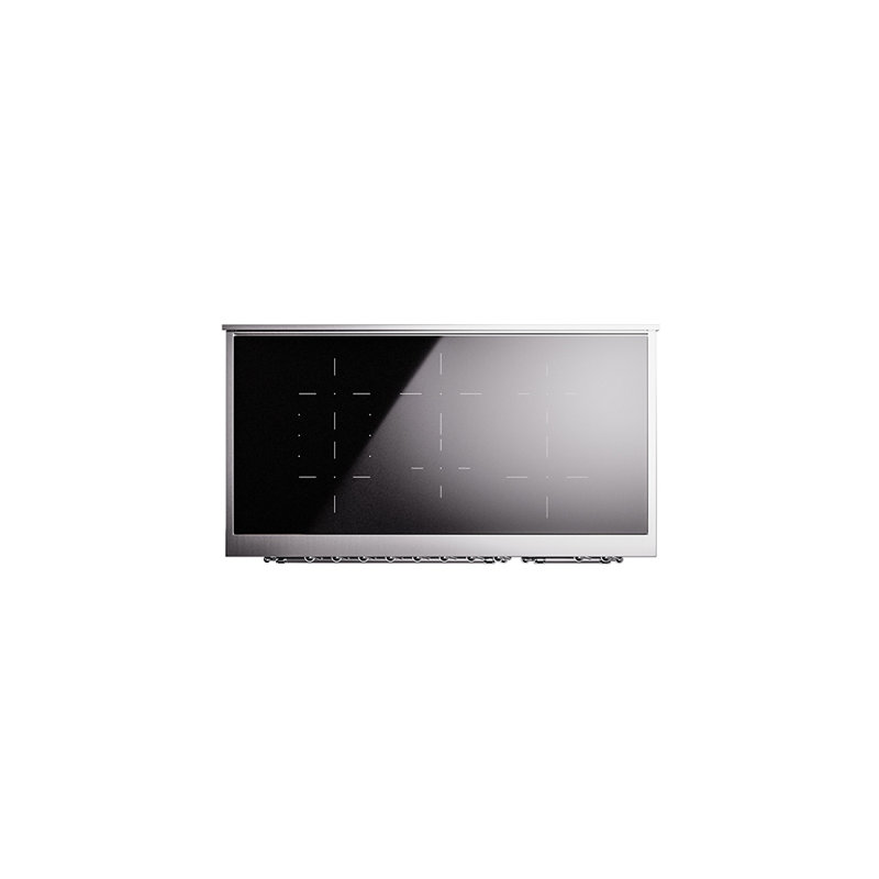 ILVE Nostalgie II 48 in Induction Range, Emerald Green/Chrome