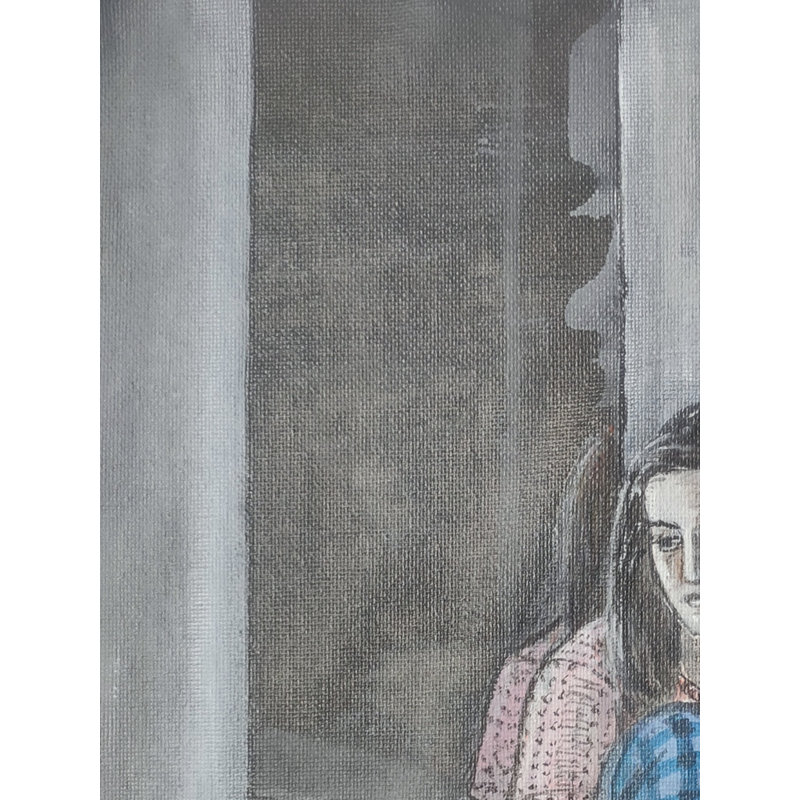Coin foncé | Acrylique sur toile | Par Chetan Gautam
