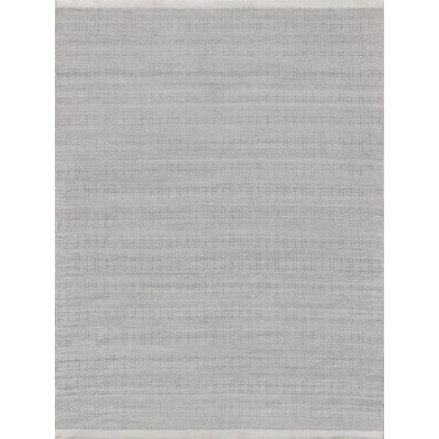 Echo Geometric Area Rug in Ivory