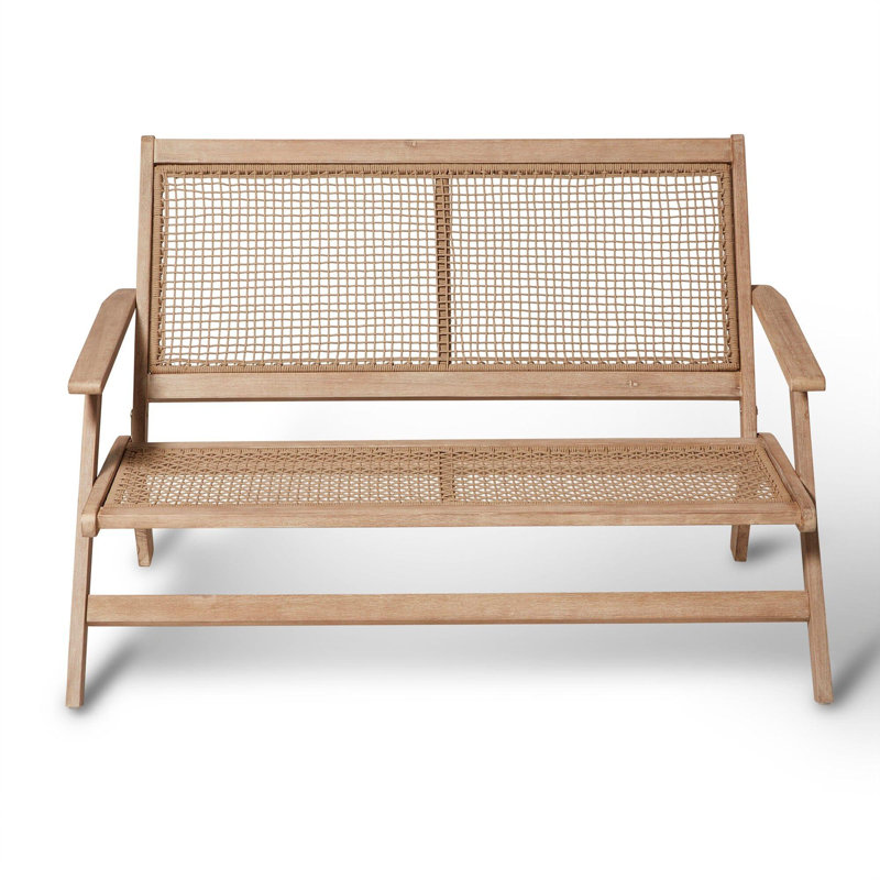 Anella Solid Wood Folding Bench Folding Chair