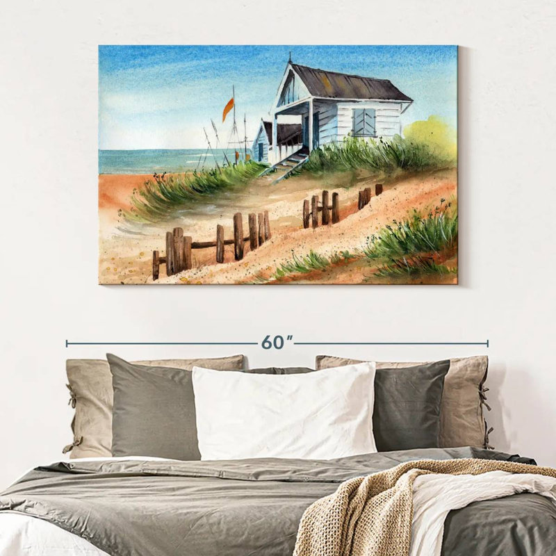 Lilie Beach House, H 34 po x l 51 po