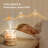 80ML Glass Essential Oil Diffuser With Glass Reservoir, Wood Base, Small Ultrasonic Aroma Diffusers With Auto,Off 7 Colour For Home Office Bedroom Yoga