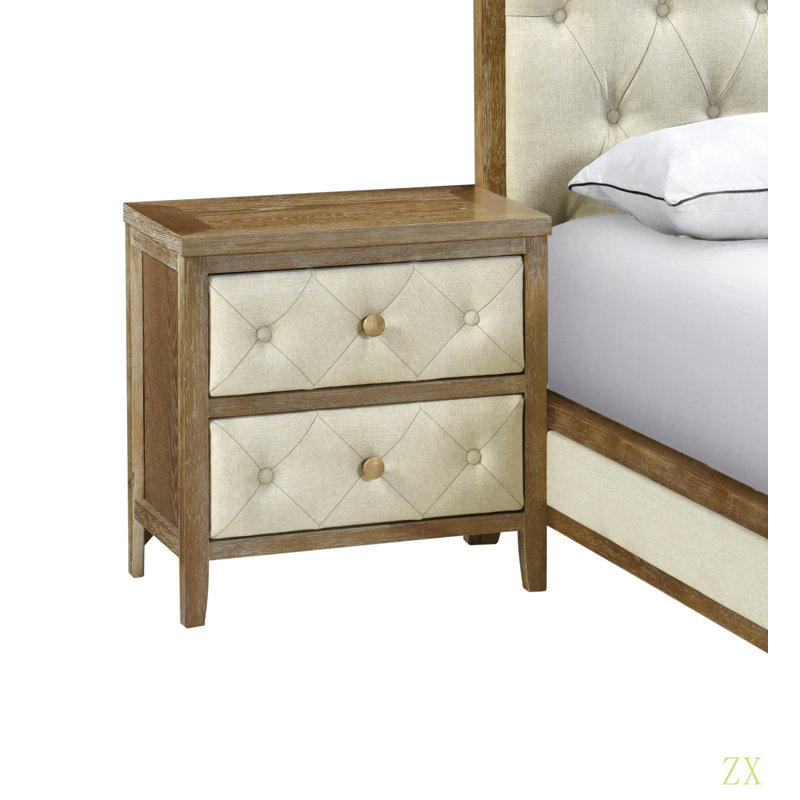 Magnifique table de chevet 1Pc, Brun