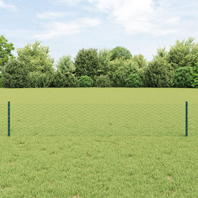 Fence with Post Segment Outdoor Barrier Garden Terrace Divider Boundary