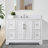 Vannes 48" Single Sink Freestanding Bathroom Vanity with Engineered Marble Top-388647473