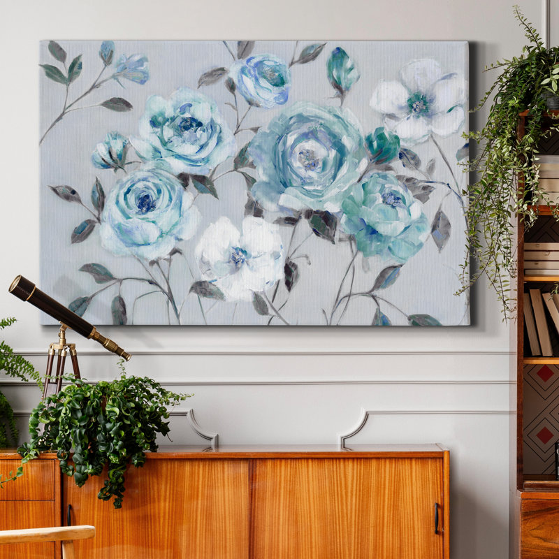 Singing the Blues - Reproduction d'art sur toile tendue, H 27 po x l 18 po x P 1 po