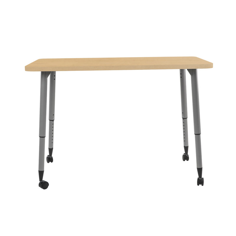 Table d'activité Adapte 24 x 36, 24 po x 48 po, Grain d'érable / argent