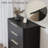 5 Dresser For Bedroom, Wooden Closet Chest Storage For Living Room, Hallway, Entryway, Black-1100434742