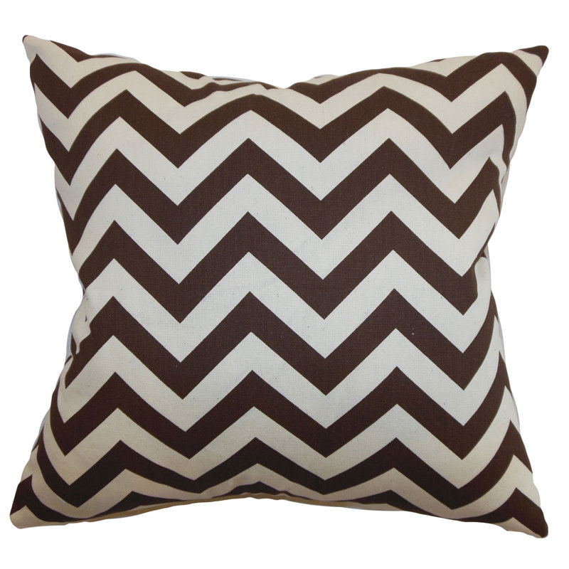  Cotton Throw Pillow, 18" H x 18" W, Polyester