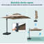 Parasol suspendu en porte-à-faux 10 pi Medinah-380478724