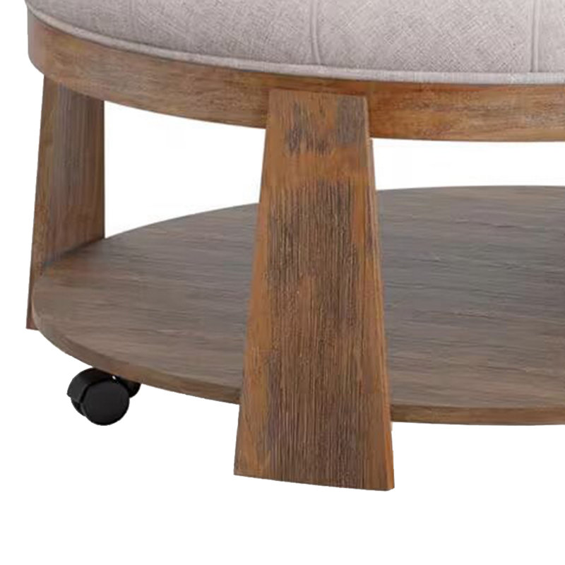 Table basse Kaymiah, Beige