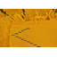 Tapis de zone en laine jaune/noir 3 pi 6 po x 5 pi 3 po one-of-kind-noué la main Ilfracombe