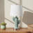 Ceramic Cactus Plant Metal Table Lamp