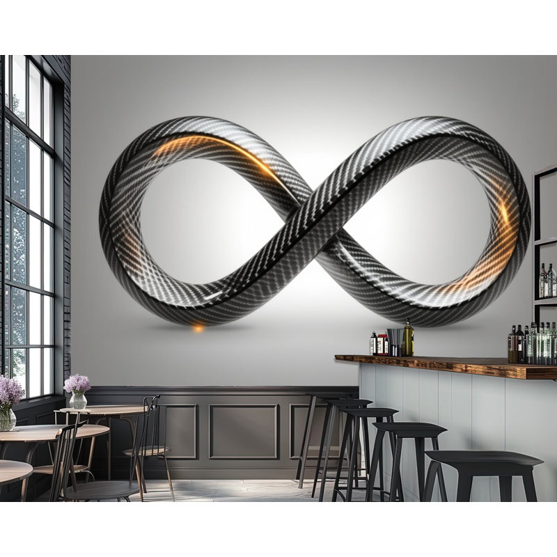 Papier peint adhésif autocollant amovible Infinity, L 96 po x l 69 po