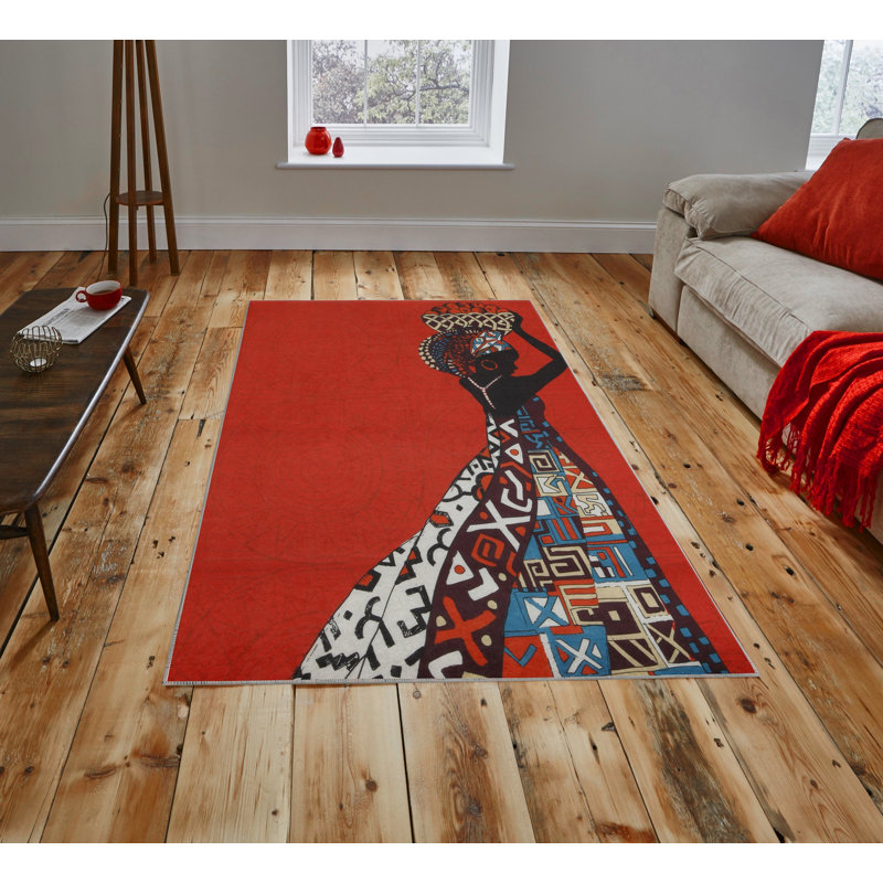Premium Hall Carpet, 31.5 x 78.7 Inches | 100% Polyester, Antibacterial | 0.04 in Pile Height, Non-Slip Underside, Machine Washable | 3D Digital Printing | Ideal for Living Room & Entryway, Easy Maintenance
