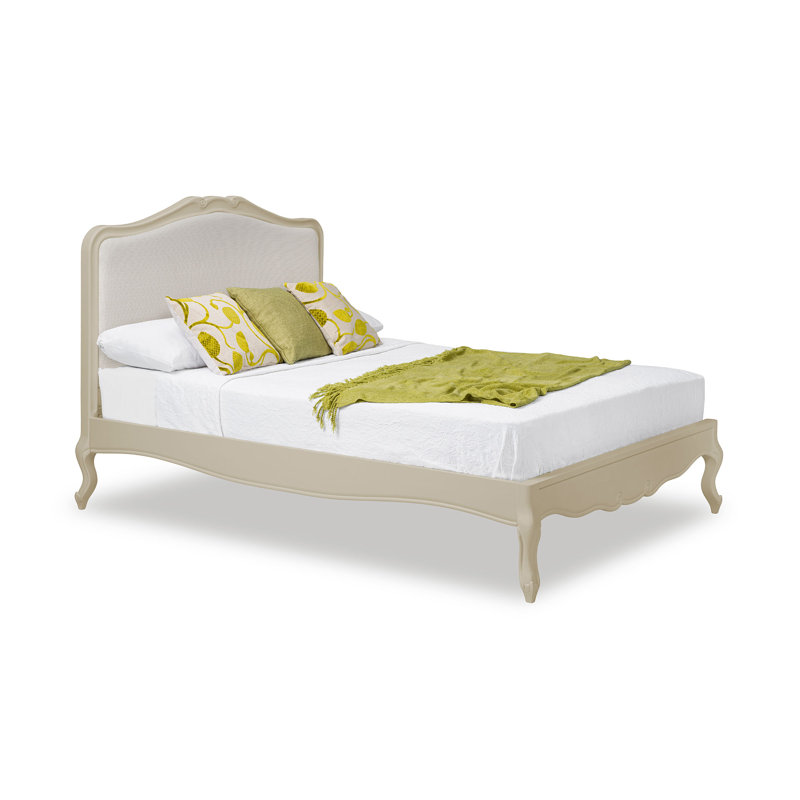 Lemaire Upholstered Bed, Double (4'6), Champagne