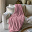 Couverture sherpa rose 1 pièce-100514633