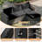 4" High-Density Fabric Outdoor Sectional Cushions (Set of 4)-1084214511