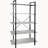 Jomaira 70'' H x 47'' W Iron Etagere Bookcase-1842850403