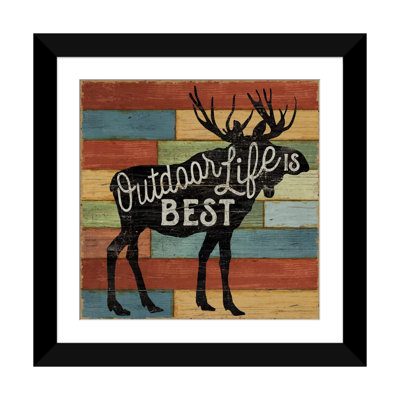 I, impression sur toile tendue Lake Lodge