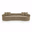 Canapé modulaire courbé 4 places Modern Cloud, canapé de salon à compression minimaliste, sans assemblage, chenille-892069299