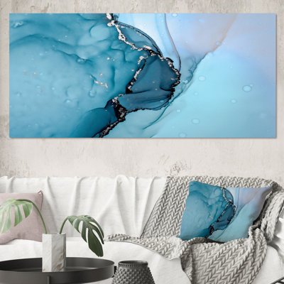 " Turquoise Liquid Art Universe "