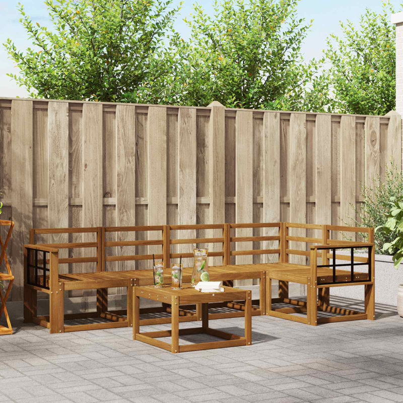 Outdoor Sofa Set Sectional Garden Furniture Terrace Seating Modern