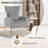 Koburn Velvet Wingback Chair-797814336