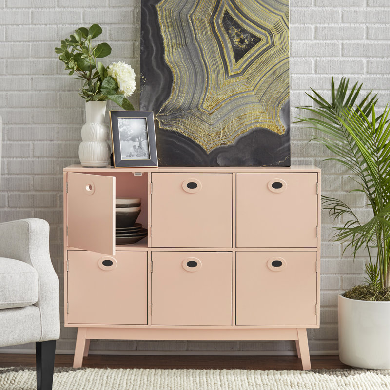 Decimo Accent Cabinet, Pink