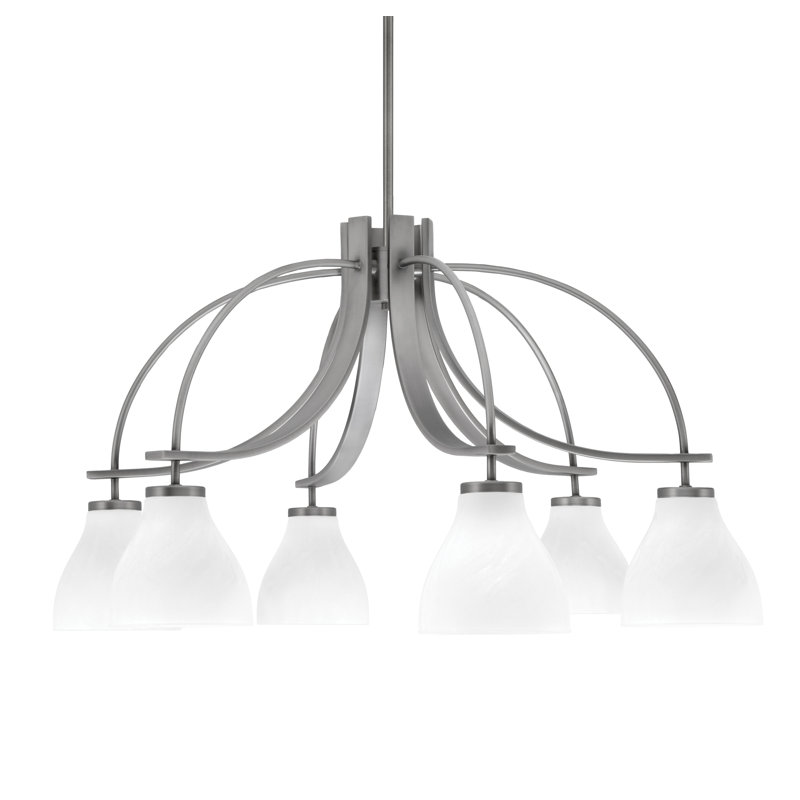 Lustre Cavella, Graphite, H 17,5 po x l 30 po x P 30 po, 6