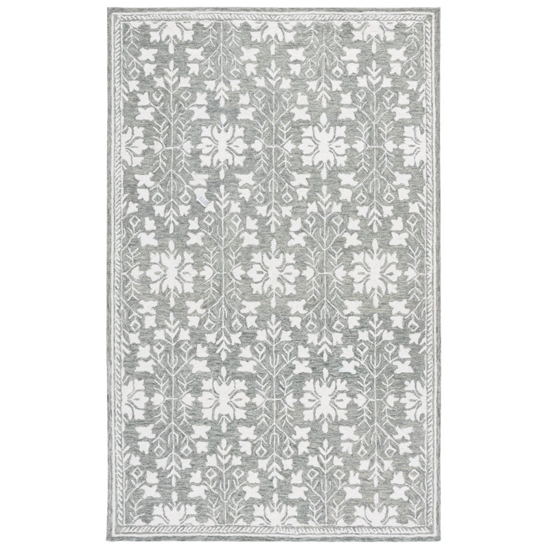 Metro 676 Hand Tufted Wool; Cotton Oriental Rug, Rectangle 8' x 10'