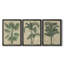 «Burlap Palm Silhouette I», toile tendue avec châssis sur mesure - 3 pièces-1540726534-1540726533