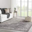 Rivas Oriental Area Rug in Grey/Quiet Shade/Moonstruck/Alloy-1353214024