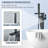 Floor Waterfall Faucet with Diverter