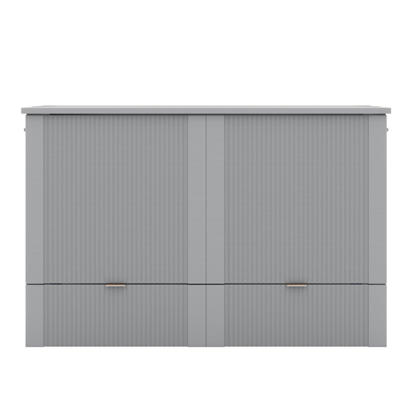 Murphy Bed With Drawer And A Set Of Sockets & USB Ports, Pulley Structure Design