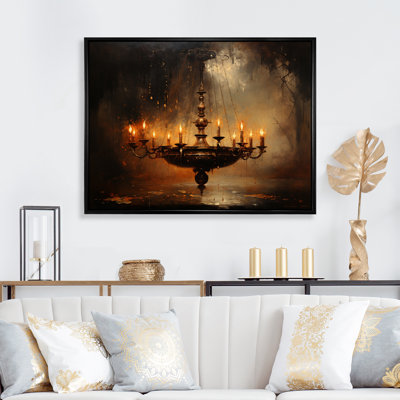 " Chandelier Dramatic Contrasts Pointillism "