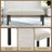Modern Tufted Linen Dining Bench, Farmhouse Upholstered Entryway Bench With Black Rubber Wood Legs, Versatile For Kitchen, Bedroom, Hallway, Beige-29714533
