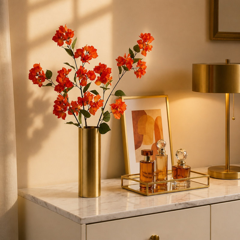 Bougainvillée en soie 47 po