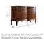 Commode d'appoint à grande capacité American Retro