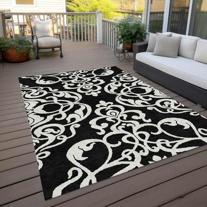 Tapis Chayden avec envers antidérapant, Rectangle 5 pi x 7 pi 6 po